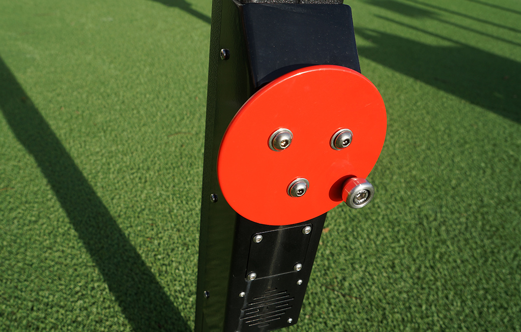 Das Gehäuse und das Lenkrad