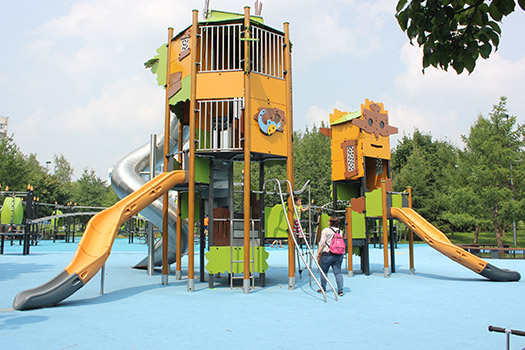 Doppelturm J47202 spielgeräte themenspielgeräte abenteuerland bild foto