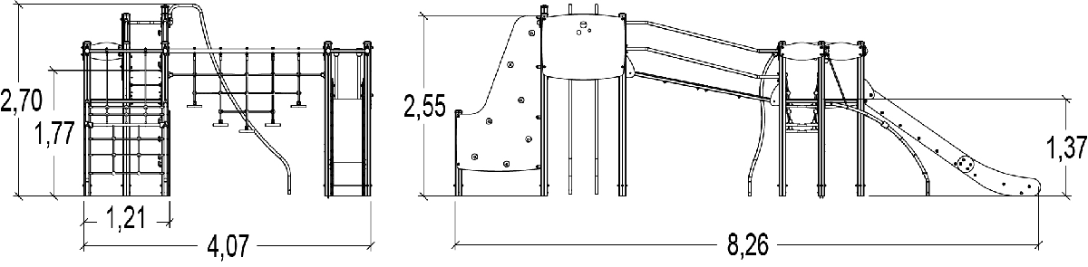J38108-C spielgeräte kombinationsspielanlagen diabolo bild seitenansicht