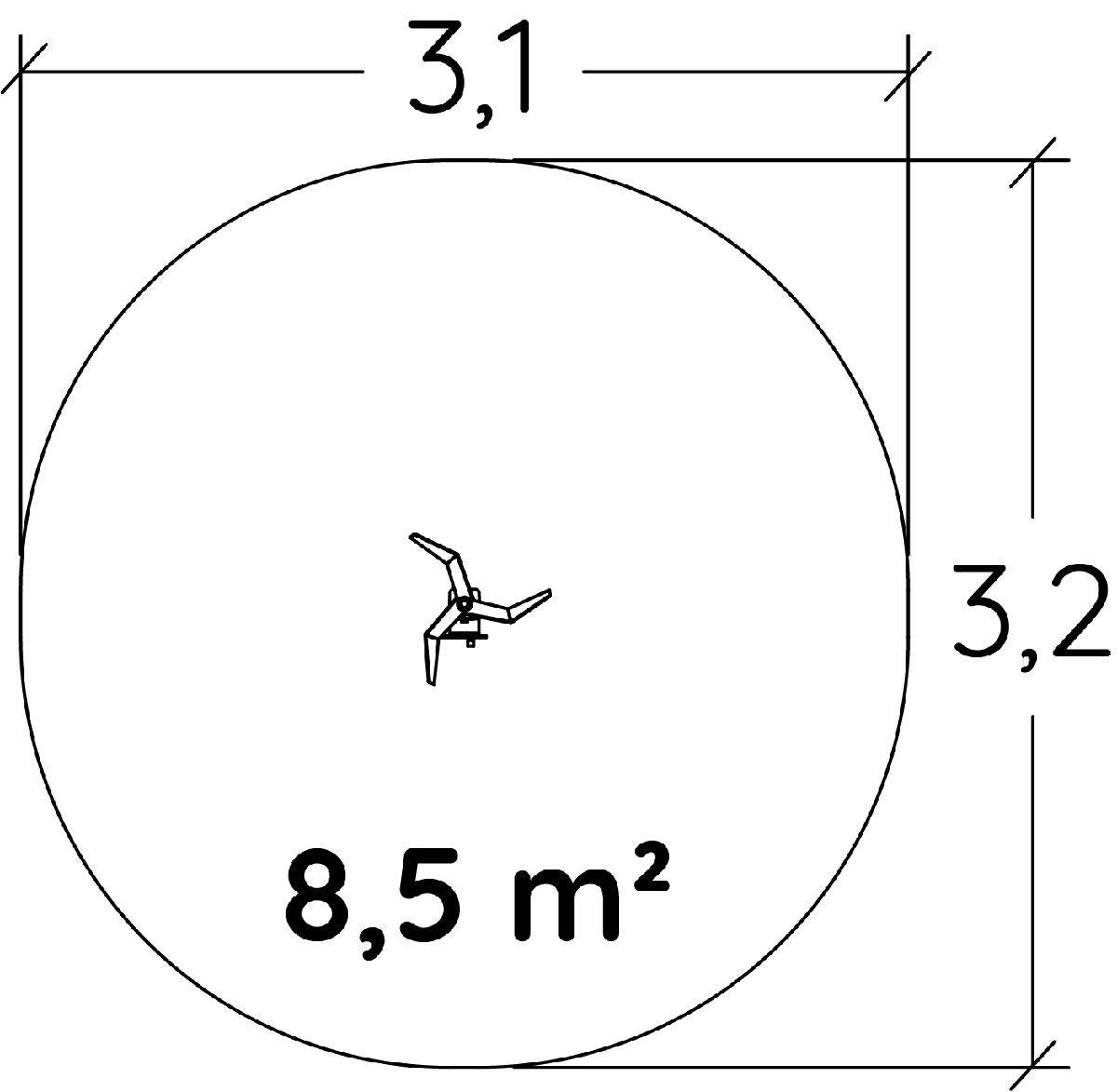 Interaktiver Mast J3451-R® spielgeräte didaktische und sensorische spielgeräte interaktive spielgeräte bild draufsicht
