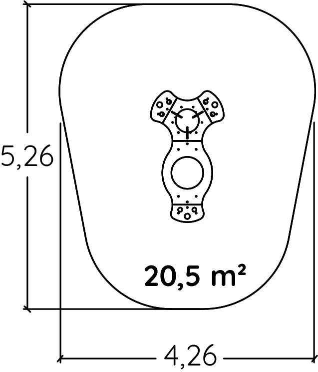 Hochbeet Gartenbank 1 J5300 spielgeräte didaktische und sensorische spielgeräte wasserspielgeräte bild draufsicht