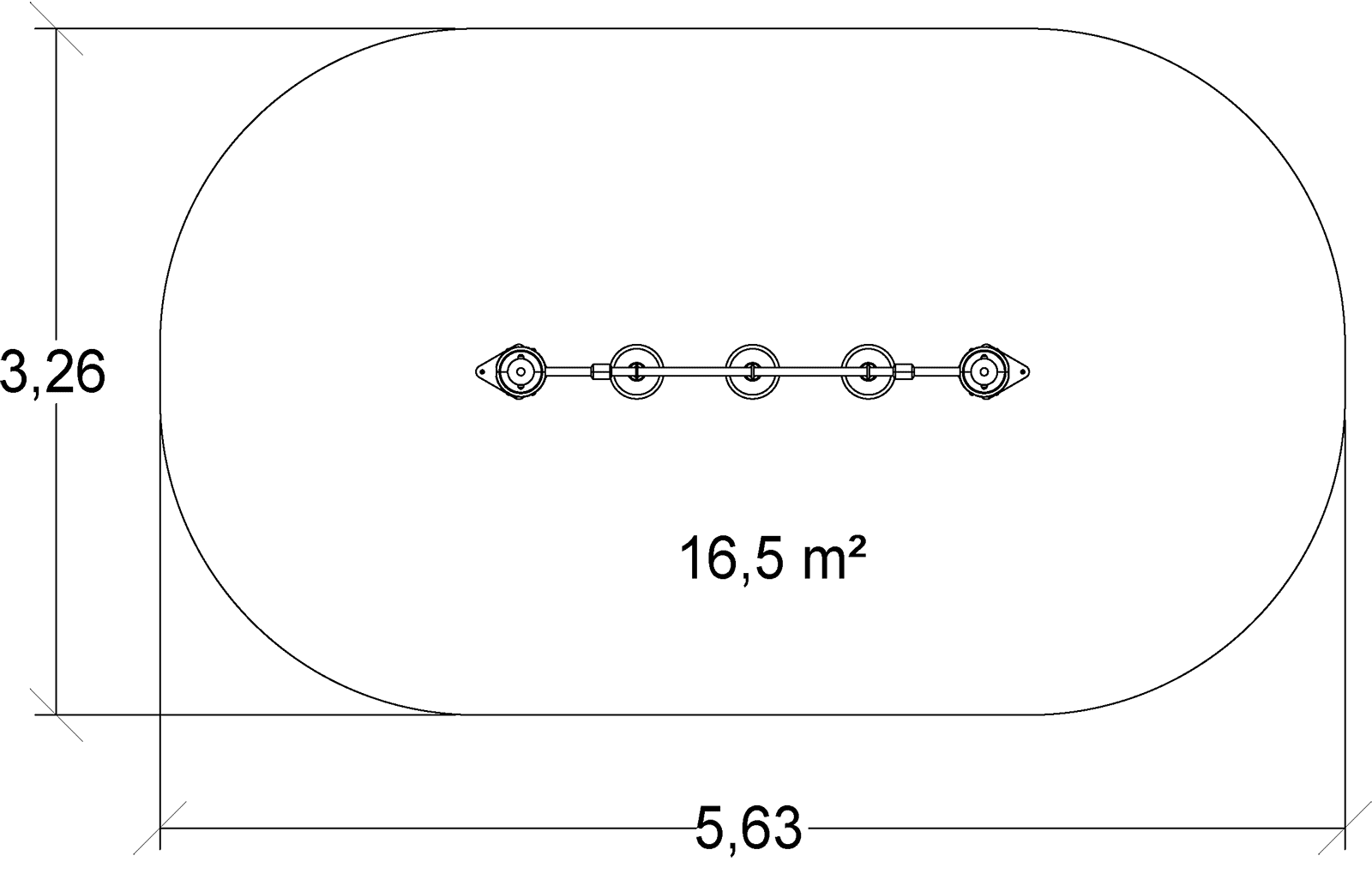 Hängestufen J5917® spielgeräte acti’fun acti’ninja bild draufsicht
