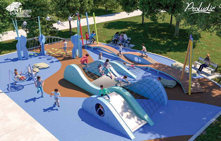 Darwin Waterfront erhält den ersten Preis bei den Kidsafe National Playspace Design Awards für seinen von Proludic Australien entworfenen Spielplatz