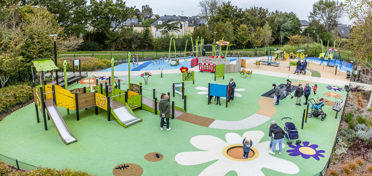 Vannes – 100% inklusiver Spielplatz „Les Fleurs de Tohannic“
