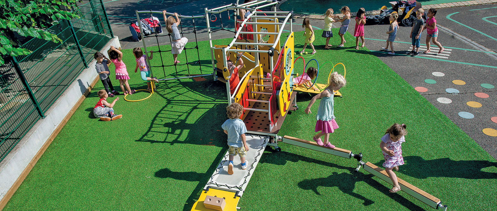 GymLudic®-Parcours und Balancierspielgeräte