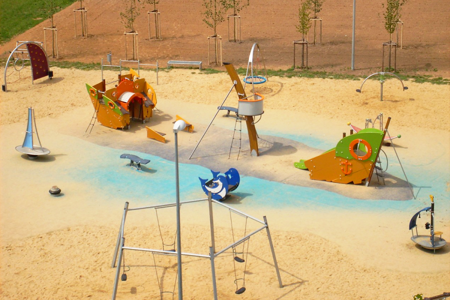 Piratenspielplatz, Inden